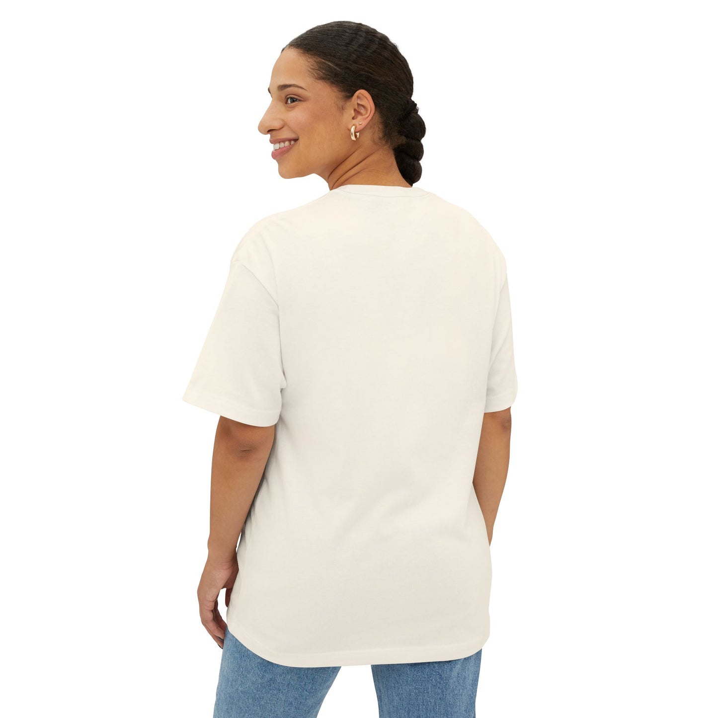 Unisex Oversized Boxy Tee with NoBrandBro Design, Relaxed Casual Wear, Perfect for Everyday Outfits, Gifts for Friends, Streetwear Style
