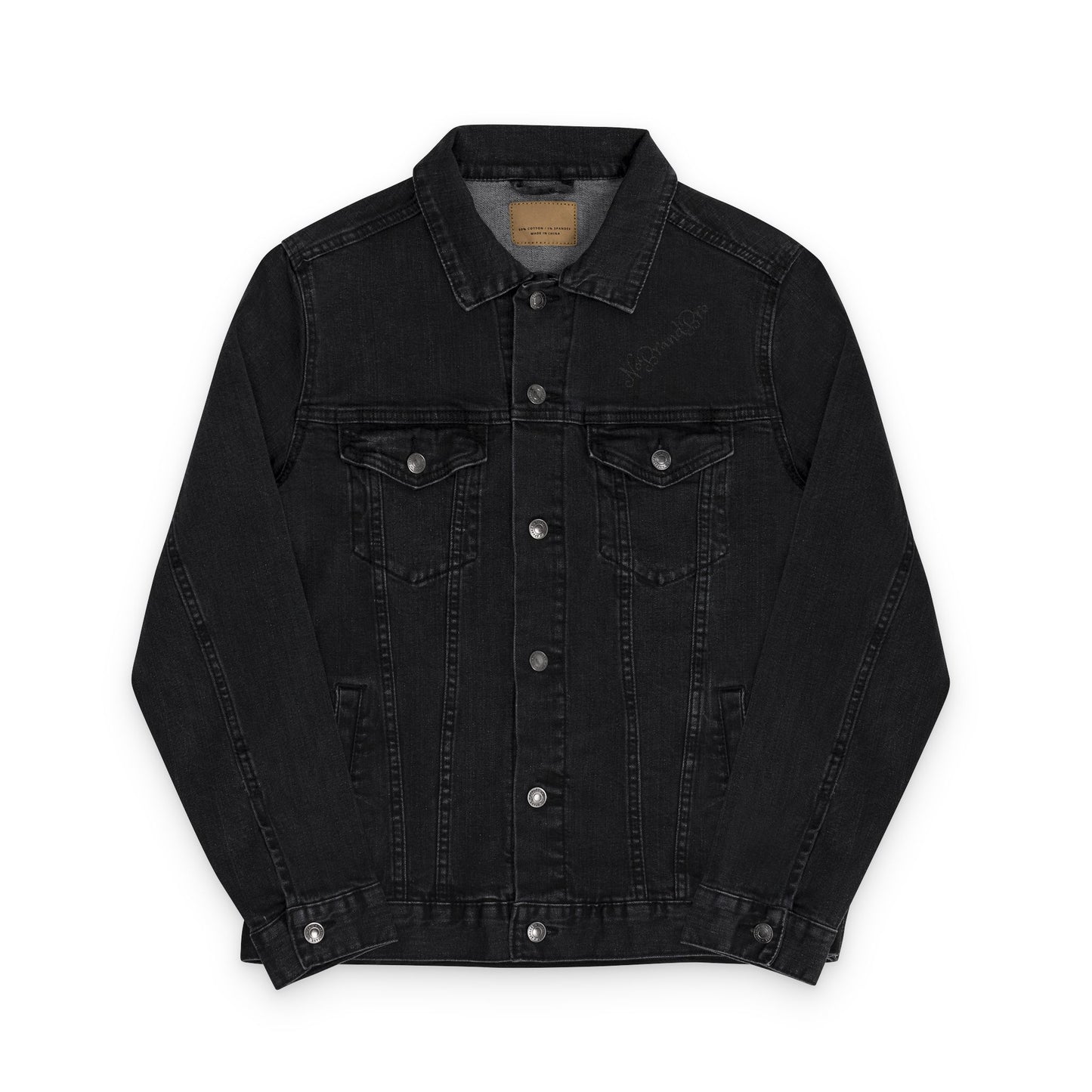 Unisex Embroidered Denim Jacket, Casual Outerwear for Every Season, Perfect Gift for Friends, Family, Birthdays, and Celebrations