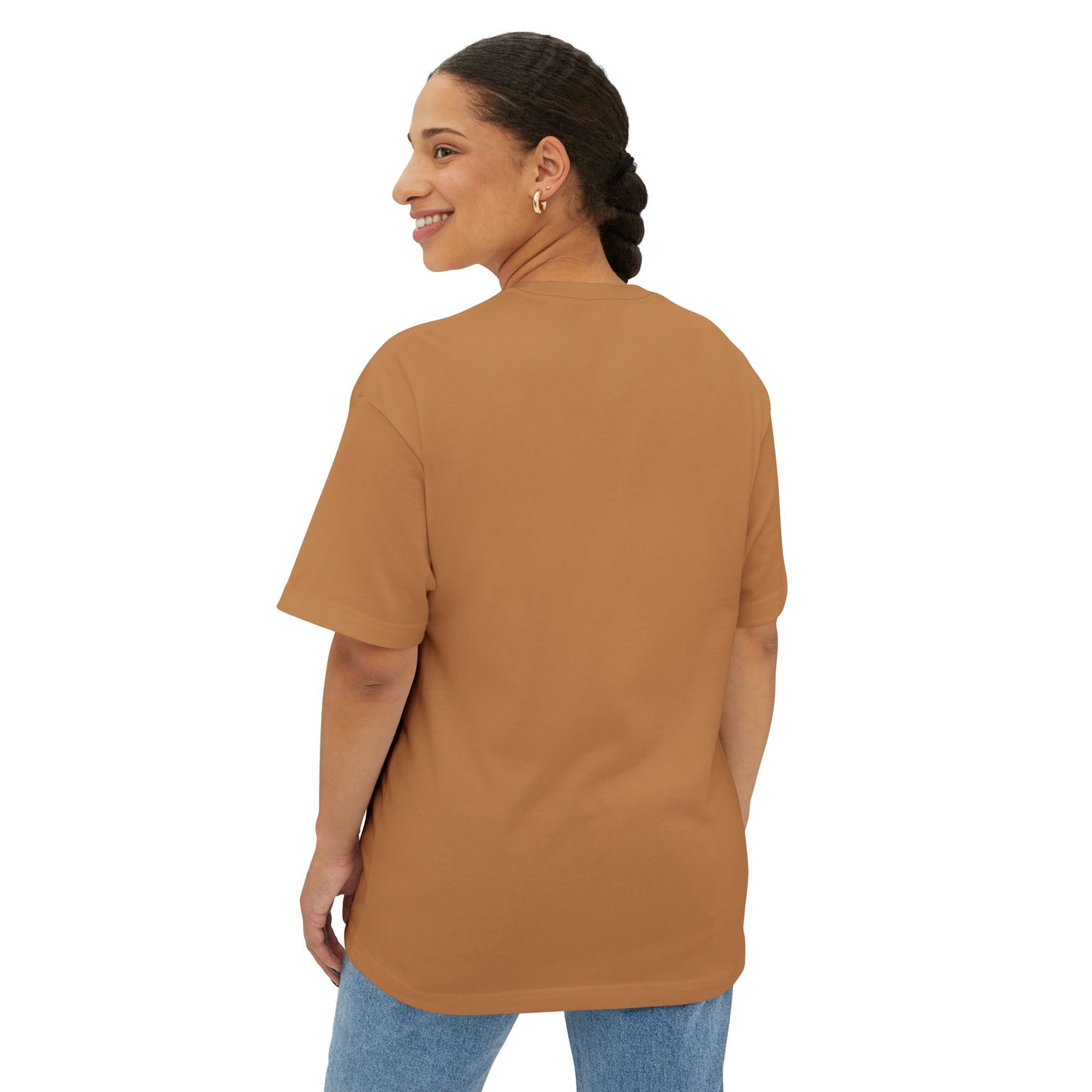 Unisex Oversized Boxy Tee with NoBrandBro Design, Relaxed Casual Wear, Perfect for Everyday Outfits, Gifts for Friends, Streetwear Style