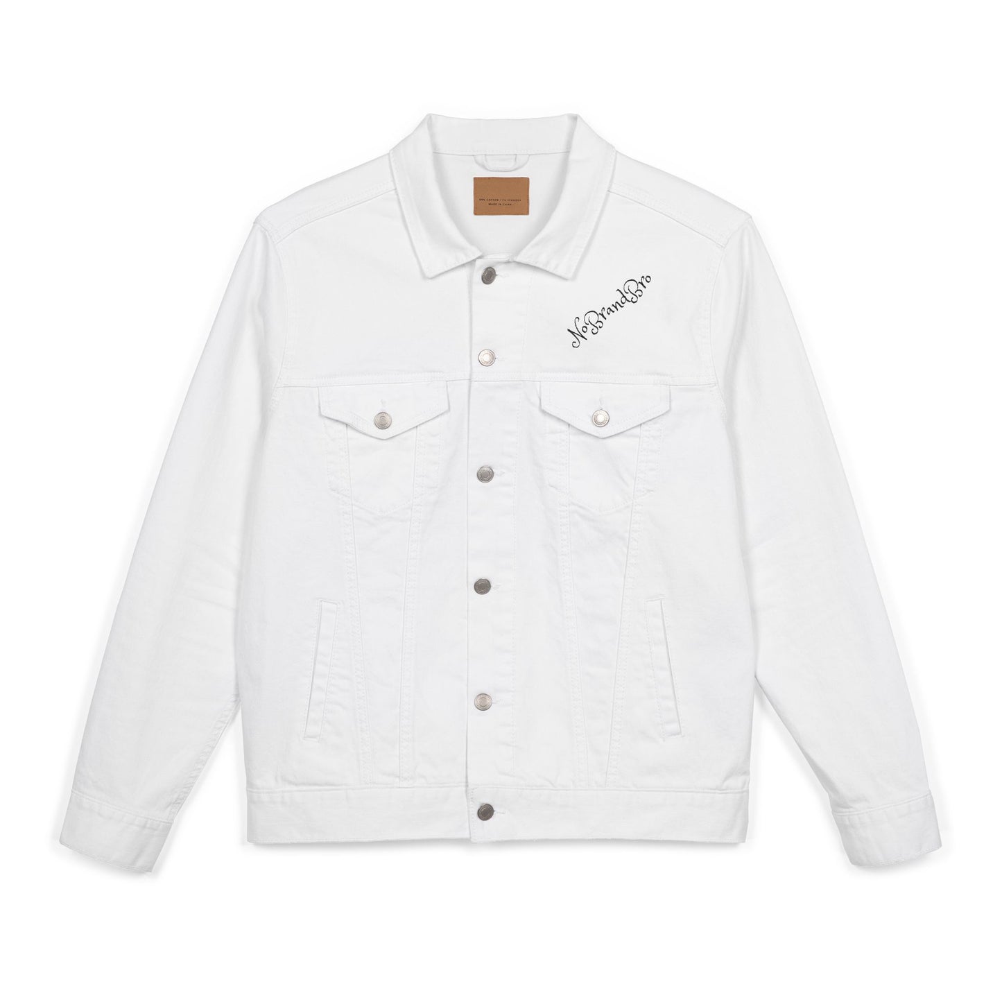 Unisex Embroidered Denim Jacket, Casual Outerwear for Every Season, Perfect Gift for Friends, Family, Birthdays, and Celebrations