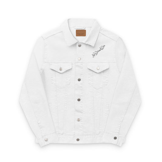 Unisex Embroidered Denim Jacket, Casual Outerwear for Every Season, Perfect Gift for Friends, Family, Birthdays, and Celebrations