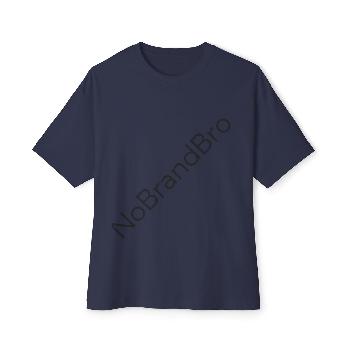 Unisex Oversized Boxy Tee with NoBrandBro Design, Relaxed Casual Wear, Perfect for Everyday Outfits, Gifts for Friends, Streetwear Style