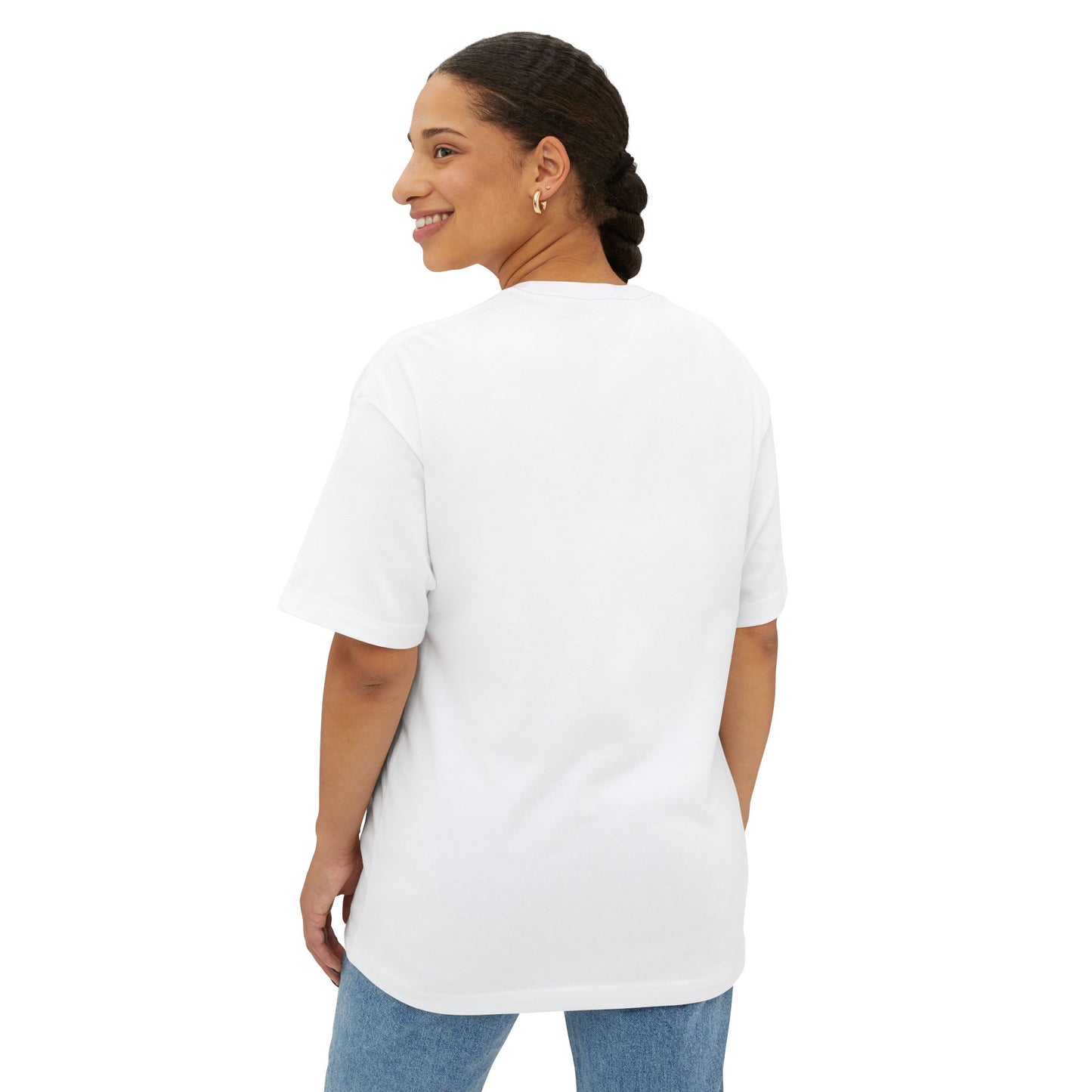 Unisex Oversized Boxy Tee with NoBrandBro Design, Relaxed Casual Wear, Perfect for Everyday Outfits, Gifts for Friends, Streetwear Style