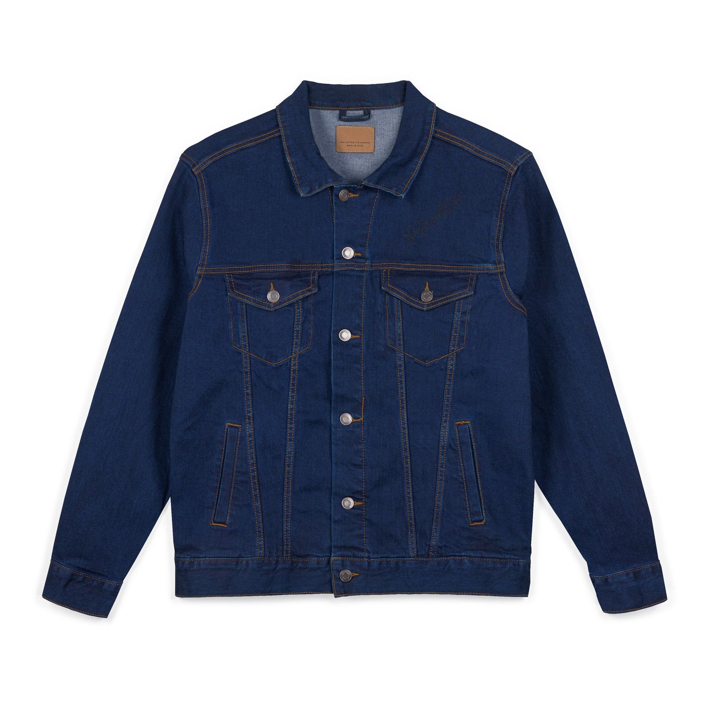 Unisex Embroidered Denim Jacket, Casual Outerwear for Every Season, Perfect Gift for Friends, Family, Birthdays, and Celebrations